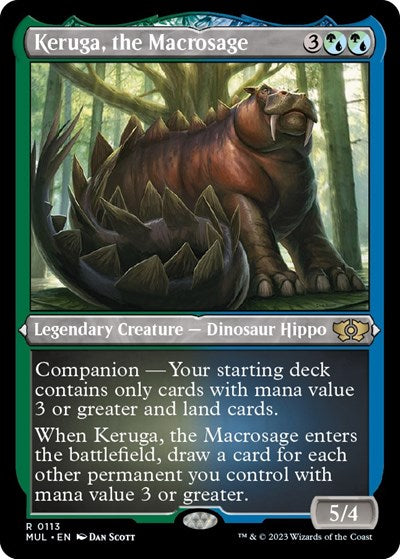 Keruga, the Macrosage (Foil Etched) (March of the Machine: Multiverse Legends) Near Mint Foil