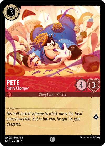 Pete - Pastry Chomper (Shimmering Skies) Near Mint Cold Foil