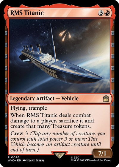 RMS Titanic (Universes Beyond: Doctor Who) Light Play Foil