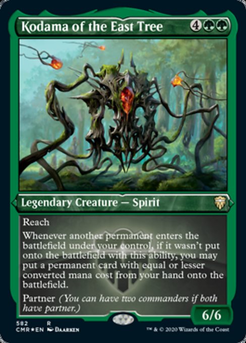 Kodama of the East Tree (Foil Etched) (Commander Legends) Medium Play Foil