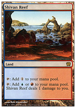 Shivan Reef (9th Edition) Heavy Play