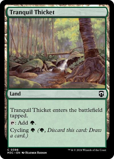 Tranquil Thicket (Commander: Modern Horizons 3) Medium Play