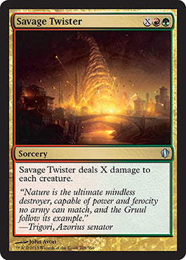 Savage Twister (Commander 2013 Edition) Light Play