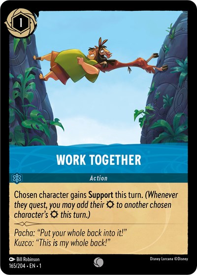 Work Together (The First Chapter) Near Mint Cold Foil