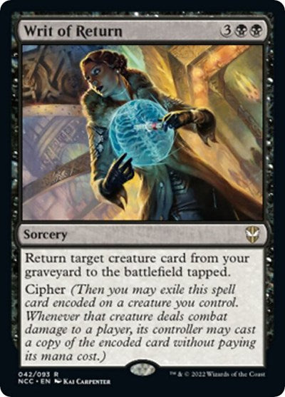 Writ of Return (Commander: Streets of New Capenna) Light Play