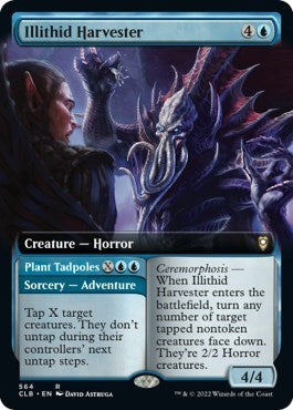 Illithid Harvester (Extended Art) (Commander Legends: Battle for Baldur's Gate) Near Mint Foil