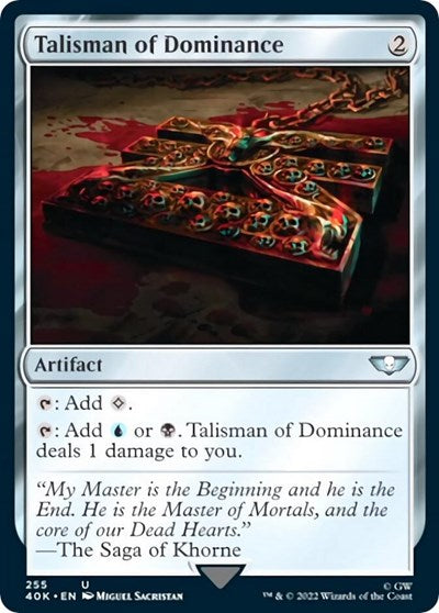 Talisman of Dominance (255) (Universes Beyond: Warhammer 40K) Near Mint