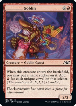 _____ Goblin (Unfinity) Medium Play