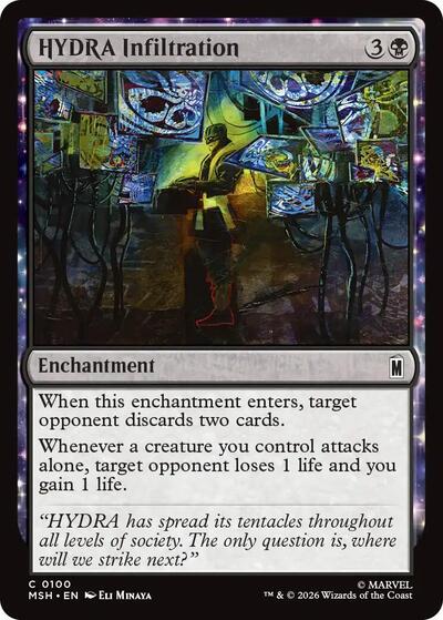 HYDRA Infiltration (Marvel Super Heroes) Near Mint Foil
