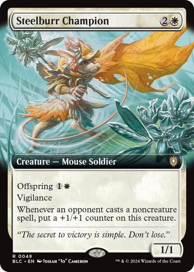 Steelburr Champion  Extended Art|16|0|0.00