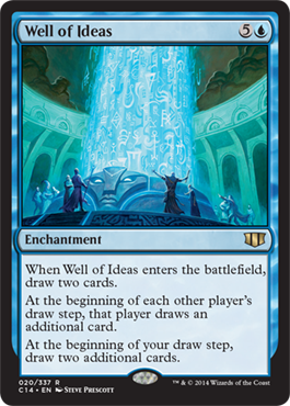 Well of Ideas (Commander 2014 Edition) Medium Play
