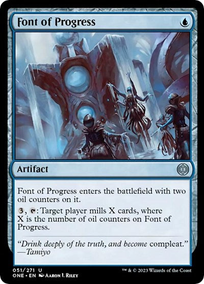 Font of Progress (Phyrexia: All Will Be One) Light Play Foil