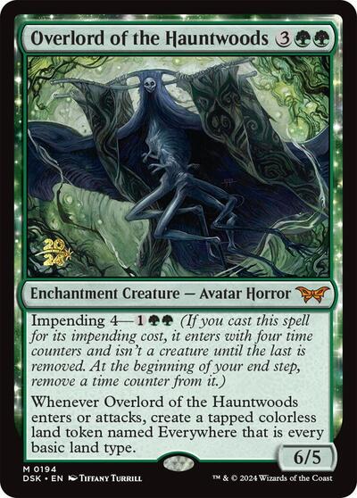 Overlord of the Hauntwoods (Promos: Prerelease Cards) Light Play Foil