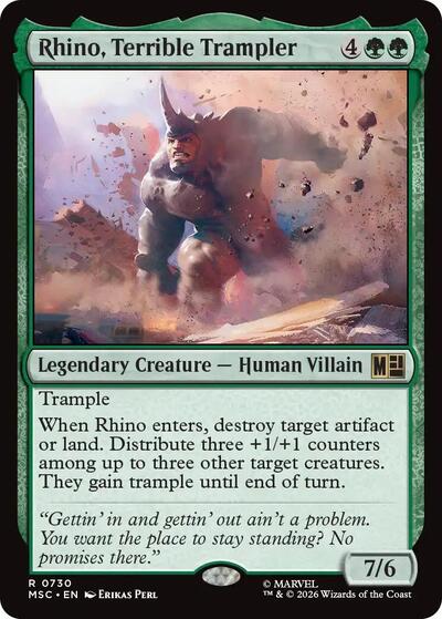 Rhino  Terrible Trampler|1|0|0.00