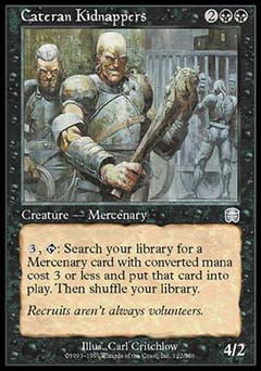 Cateran Kidnappers (Mercadian Masques) Medium Play