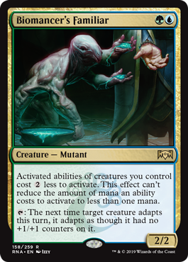 Biomancer's Familiar (Ravnica Allegiance) Medium Play Foil