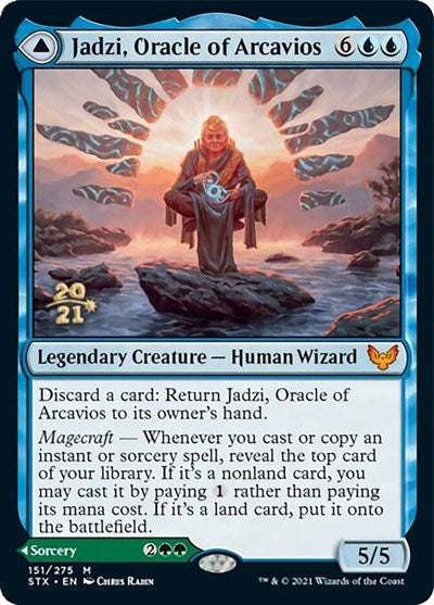 Jadzi, Oracle of Arcavios (Promos: Prerelease Cards) Light Play Foil