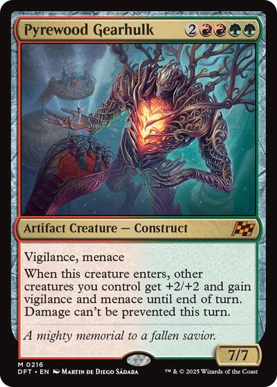 Pyrewood Gearhulk (Aetherdrift) Light Play Foil