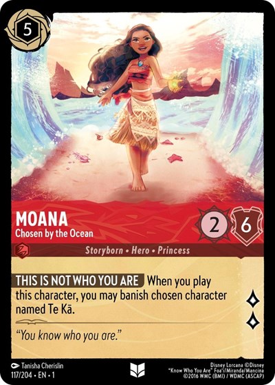 Moana - Chosen by the Ocean (The First Chapter) Near Mint