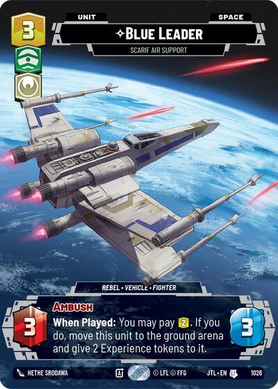 Blue Leader Scarif Air Support (Prestige) (Jump to Lightspeed) Near Mint