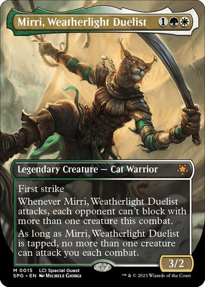 Mirri, Weatherlight Duelist (Borderless) (Special Guests) Light Play Foil