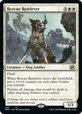 Rescue Retriever (The Brothers' War) Near Mint Foil