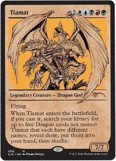 Tiamat (Secret Lair) Light Play Foil
