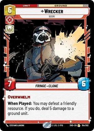 Wrecker Boom! (Shadows of the Galaxy) Near Mint Foil