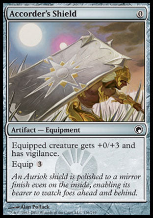 Accorder's Shield (Scars of Mirrodin) Heavy Play Foil