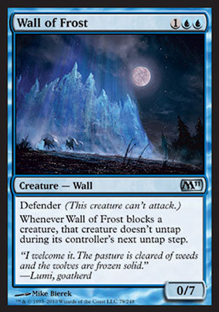 Wall of Frost (Magic 2011 Core Set) Light Play