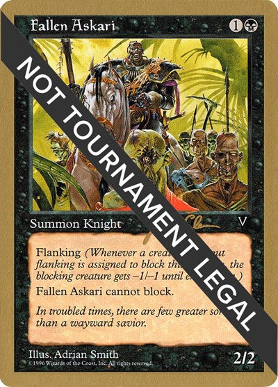 Fallen Askari - 1997 Jakub Slemr (VIS) (World Championship Decks) Light Play