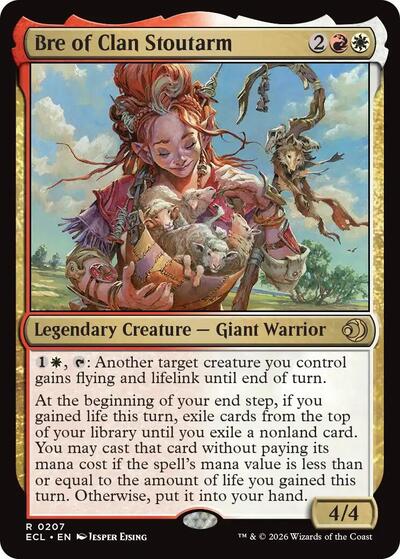 Bre of Clan Stoutarm (Lorwyn Eclipsed) Light Play Foil