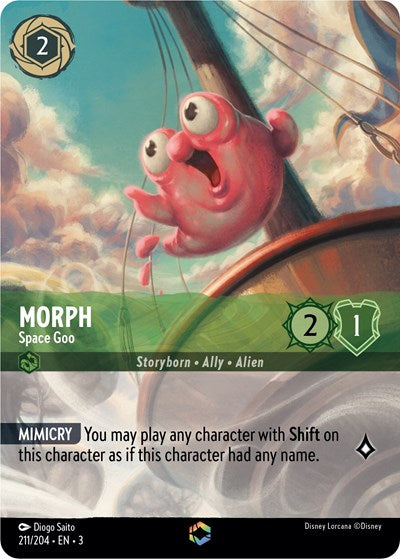 Morph - Space Goo (Alternate Art) (Into the Inklands) Near Mint Holofoil