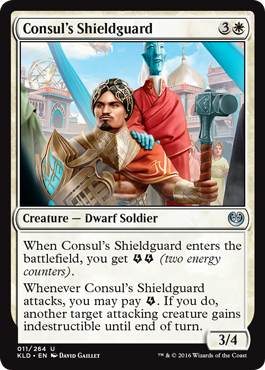 Consul's Shieldguard (Kaladesh) Light Play Foil
