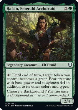 Halsin, Emerald Archdruid (Commander Legends: Battle for Baldur's Gate) Light Play