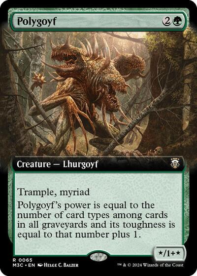 Polygoyf (Extended Art) (Commander: Modern Horizons 3) Near Mint