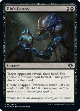 Gix's Caress (The Brothers' War) Near Mint Foil