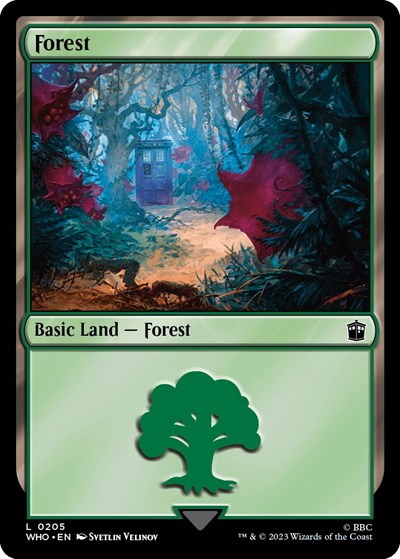 Forest (0205) (Universes Beyond: Doctor Who) Near Mint Foil