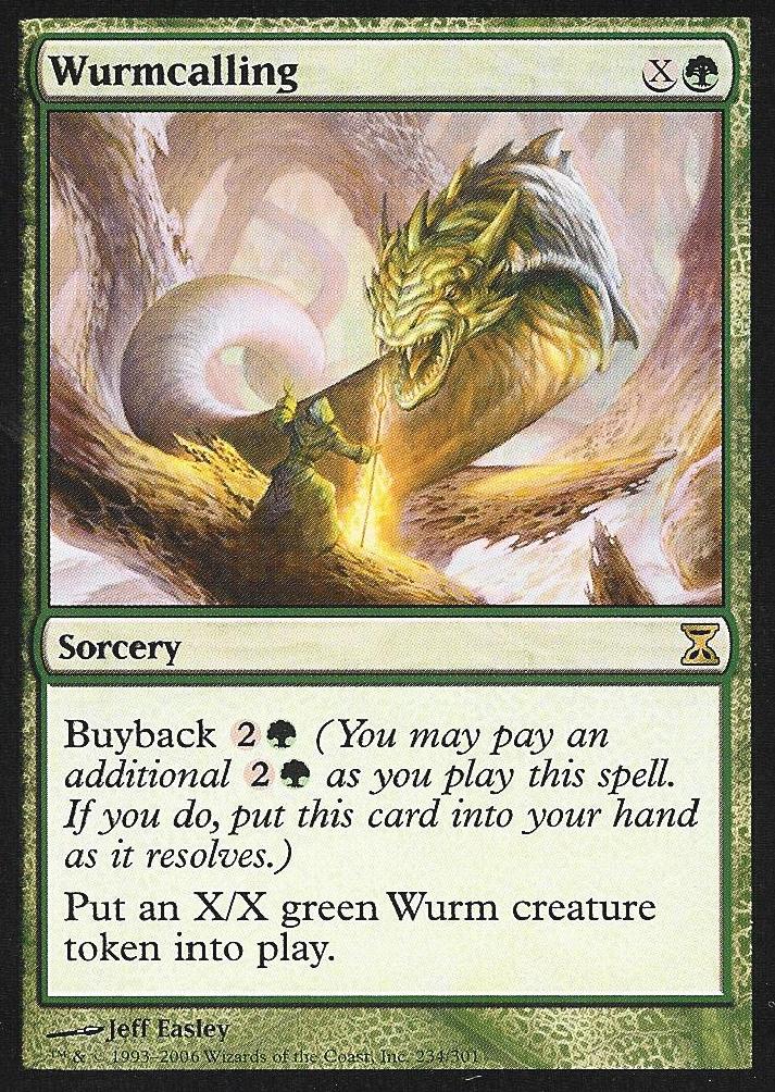 Wurmcalling (Time Spiral) Damaged / Poor