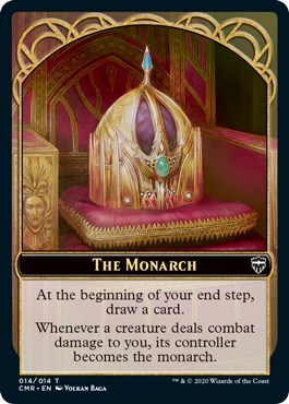 The Monarch / Spirit Double-sided Token (Commander Legends) Near Mint Foil