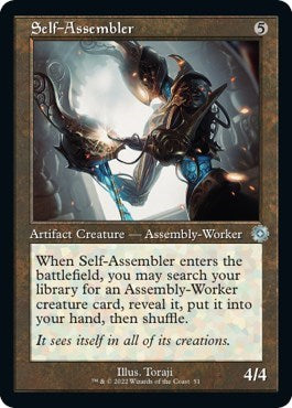 Self-Assembler (The Brothers' War: Retro Frame Artifacts) Light Play Foil