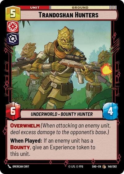 Trandoshan Hunters (Shadows of the Galaxy) Near Mint Foil