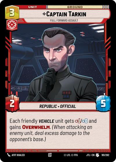 Captain Tarkin Full Forward Assault (Jump to Lightspeed) Near Mint