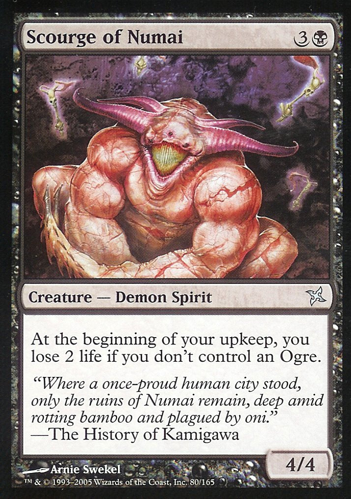 Scourge of Numai (Betrayers of Kamigawa) Light Play Foil