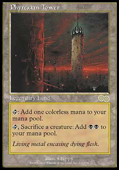 Phyrexian Tower (Urza's Saga) Medium Play