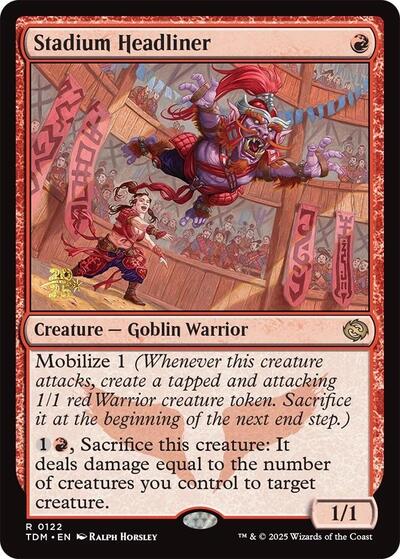 Stadium Headliner (Promos: Prerelease Cards) Light Play Foil