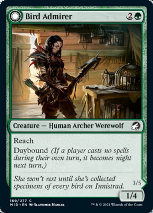 Bird Admirer / Wing Shredder (Innistrad: Midnight Hunt) Light Play Foil