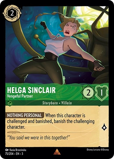 Helga Sinclair - Vengeful Partner (Into the Inklands) Near Mint