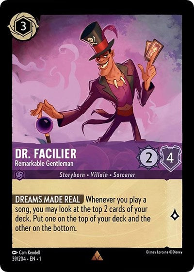 Dr. Facilier - Remarkable Gentleman (The First Chapter) Near Mint Cold Foil