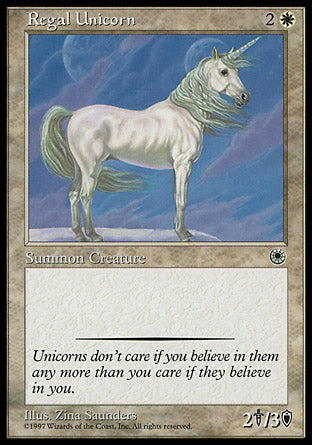 Regal Unicorn (Portal) Heavy Play